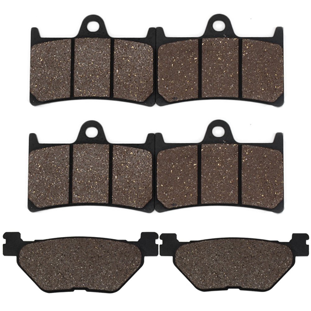Cyleto Front and Rear Brake Pads for YAMAHA FJR 1300 FJR1300 2001-2005 TDM900 TDM 900 2002-2013 XV 1700 XV1700 2003-2005