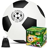 juman Silent Soccer Ball Size 5-Airless Foam Indoor House Ball for Training | High Bounce Indoor Silent Soccer, Soft &amp; Quite for Home Practice, Kids Dribbling &amp; Kicking Drills, Gift for Soccer Fans 3-12