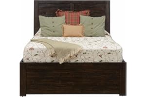 JOFRAN INC. Jofran:, Kona Grove, Queen Storage Bed, 63" W X 87" D X 56" H, Deep Chocolate Finish, (Set of 1)