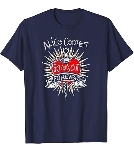 Amazon.com: Alice Cooper Hey Stoopid Portrait Blue T-Shirt