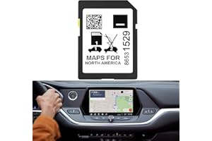 SMAXTHSEN Latest Navigation SD Card Update Map 86531529 Compatible with GM Chevrolet Silverado Equinox Traverse Malibu GMC Sierra Terrain Acadia Buick Envision Enclave Cadillac XT5, USA Canada