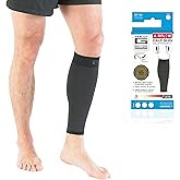 Neo-G Calf Compression Sleeve for Men and Women for Sports, Daily Wear – Shin Splint Compression Sleeve provides Shin Splint Relief, Pain Relief from Injury, Strains, Sprains, Weak Calves - XL