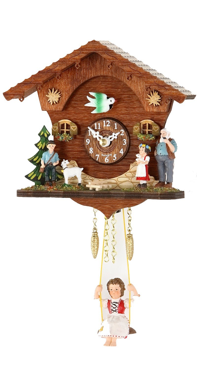 Trenkle Kuckulino Black Forest Clock with quartz movement and cuckoo chime TU 2047 SQ