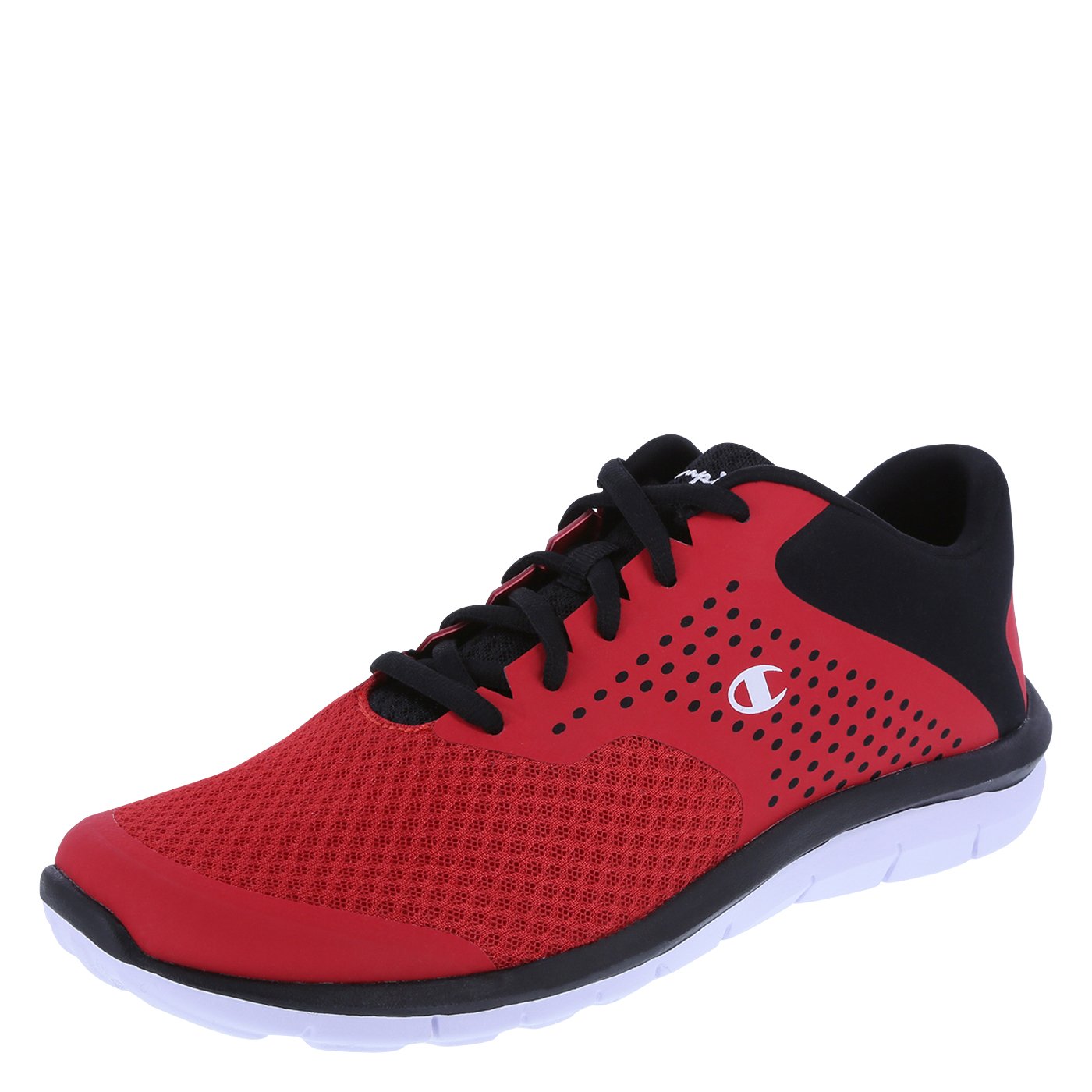 champion red and black shoes