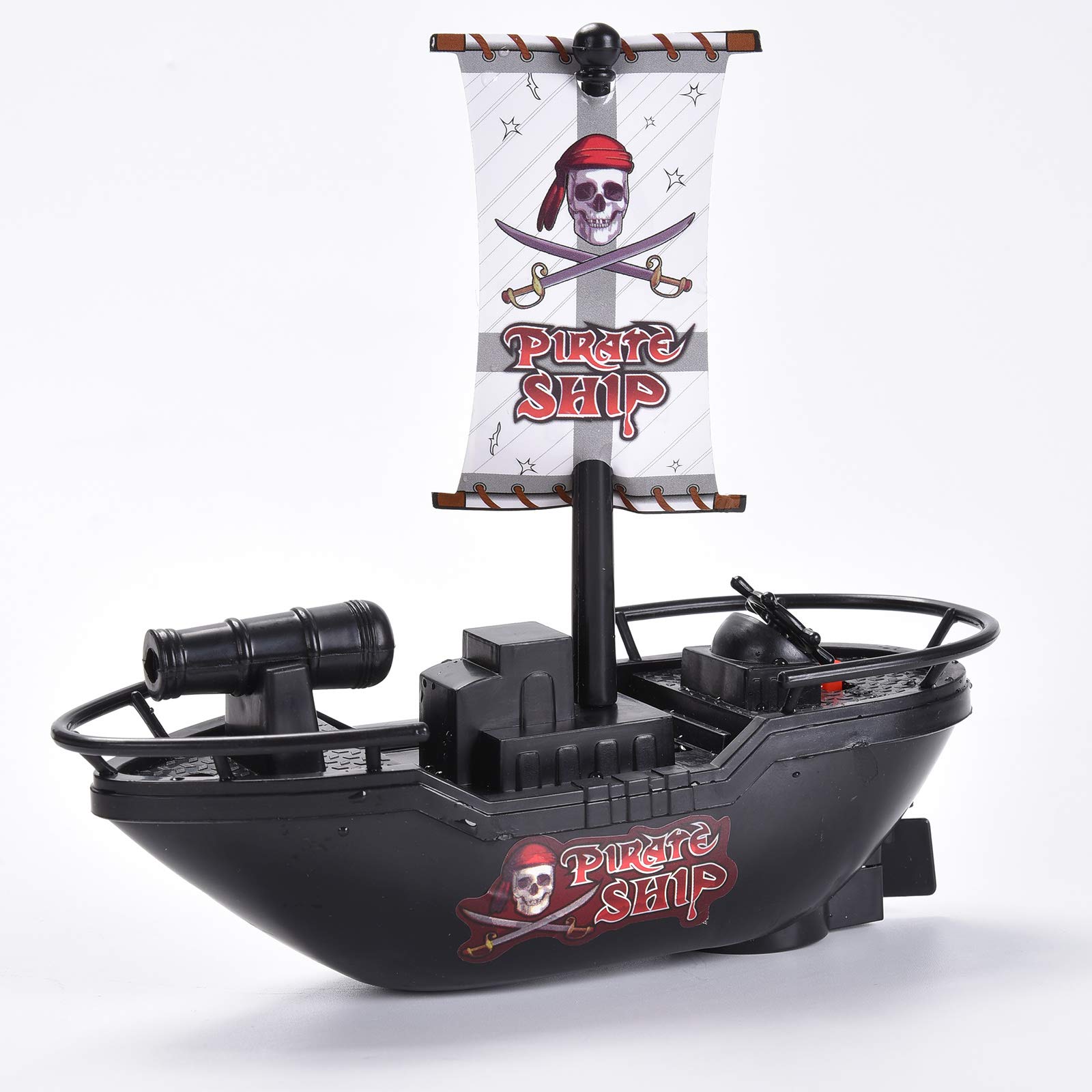Photo 1 of Juephe Pool Pirate Toy Boat Bath Toys - Children’s Toy Boat?Pirate Yacht Toy in Bath Tub, Gift for Kids Pool Toy