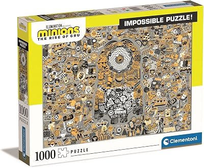 Clementoni Minions 39554 Impossible Puzzle 1000 Pieces 69x50 cm Made in Italy