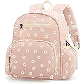 atgark Corduroy Toddler Backpack for Girls 2-5, Preschool Kindergarten Backpack - Cute Kids Backpacks for Girls 13.7" H Fit Folder