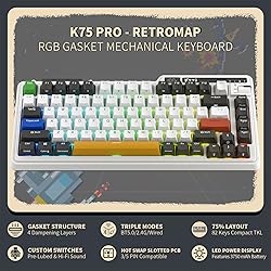 KZZI K75 PRO RGB 75% Wireless Gasket Mechanical