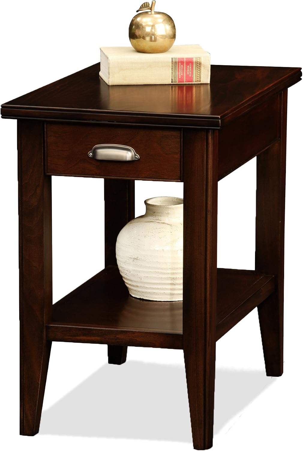 Amazon Com Leick Laurent Chairside End Table With Drawer Furniture Decor
