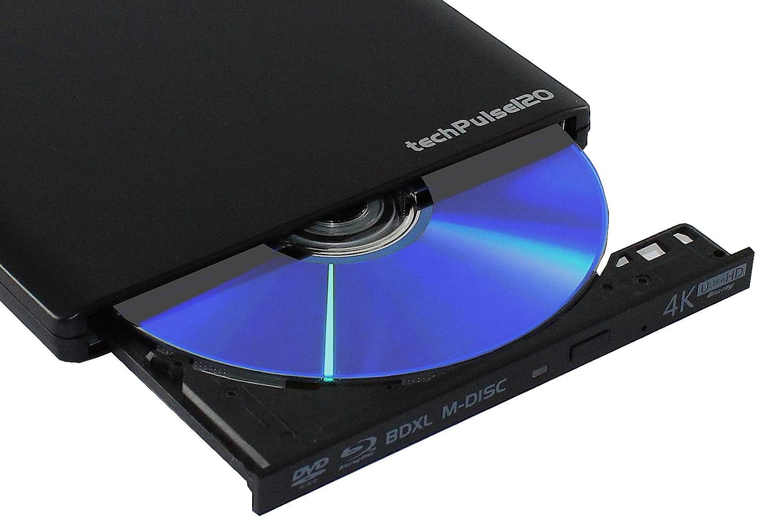 Bluray Writer USB 3.0 Listing Version 3 aluminium Black UHD 4K USB C