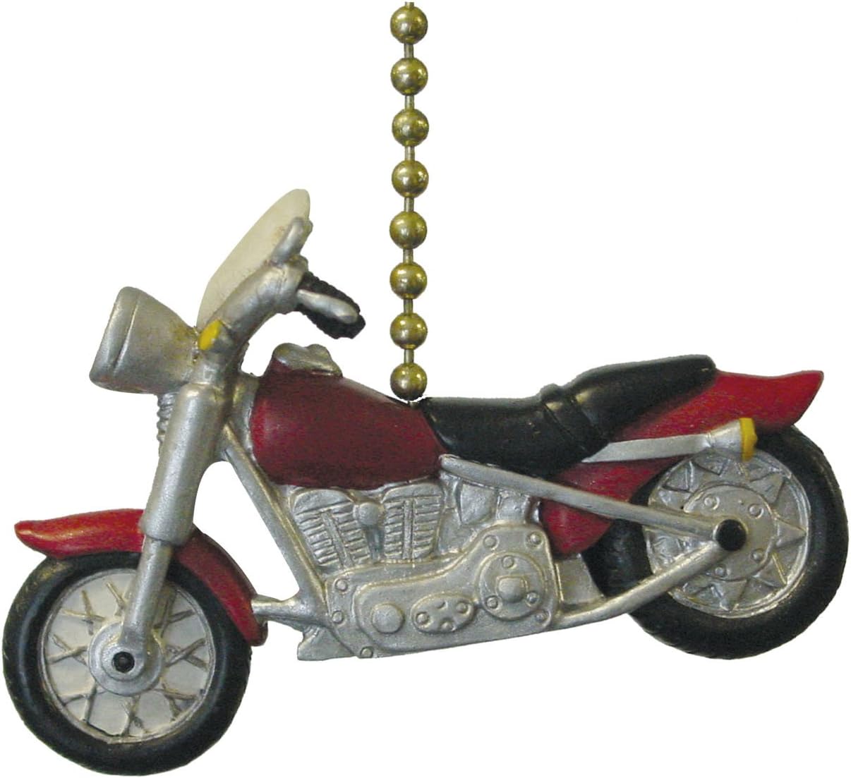 Motorcycle Cycle Hog Ceiling Fan Light Pull Chain Harley