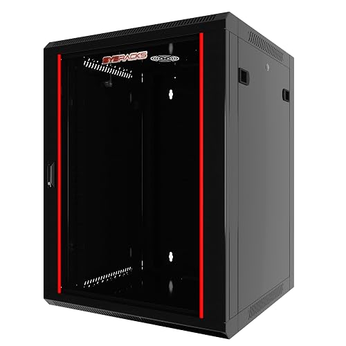 Switch Router Rack 15U Wall Mount Home Lab Server Rack – 19