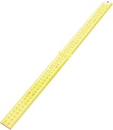 Faithfull Folding Rule 1m / 36in Yellow ABS with Metric & Imperial view 4