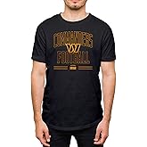 Hybrid Sports NFL Football Arch - Men's and Women's Short Sleeve T-Shirt - Size X-Large Washington Commanders - Black