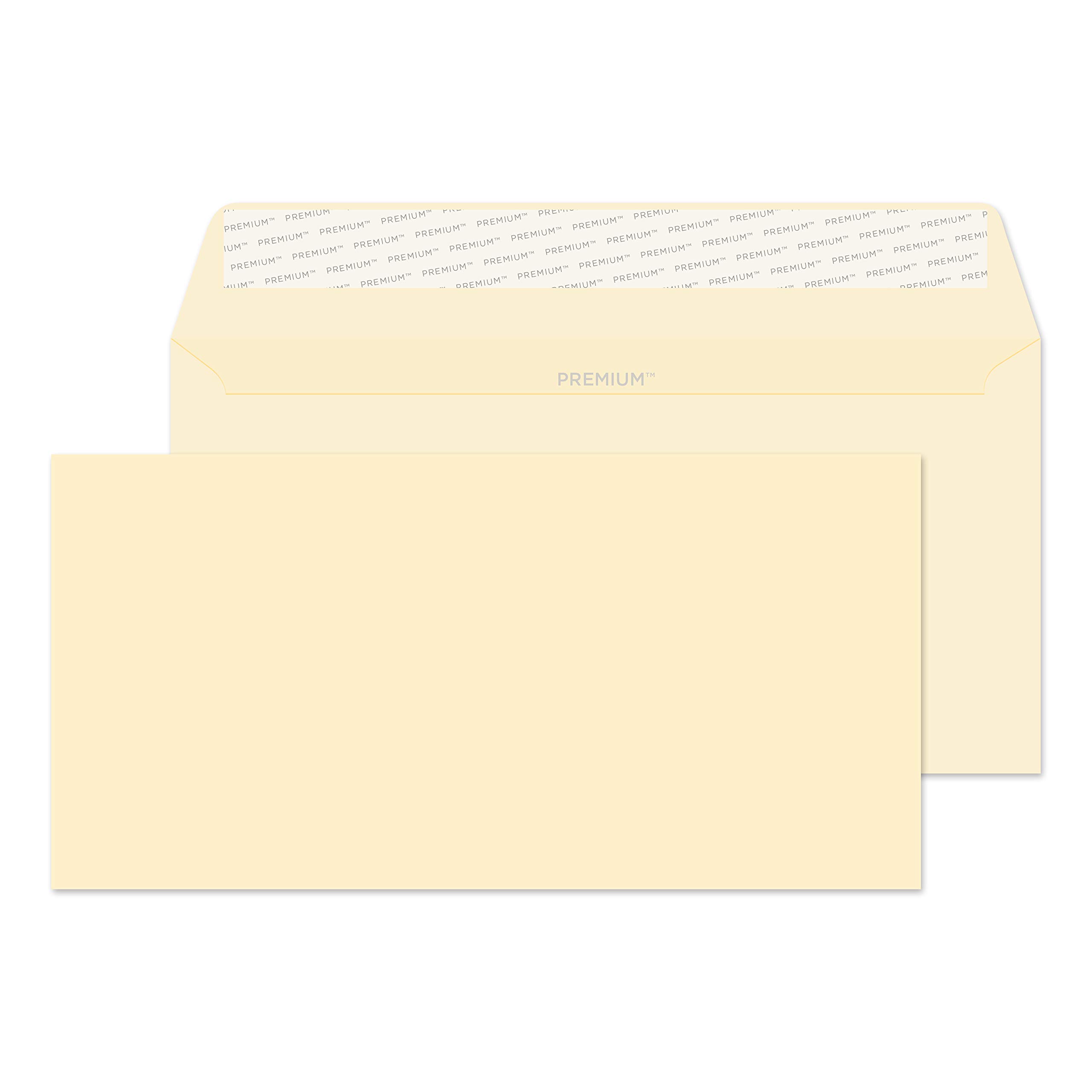 Blake Business DL 110 x 220 mm 120 gsm Peel & Seal Wallet Envelopes (61255) Cream Wove - Pack of 50