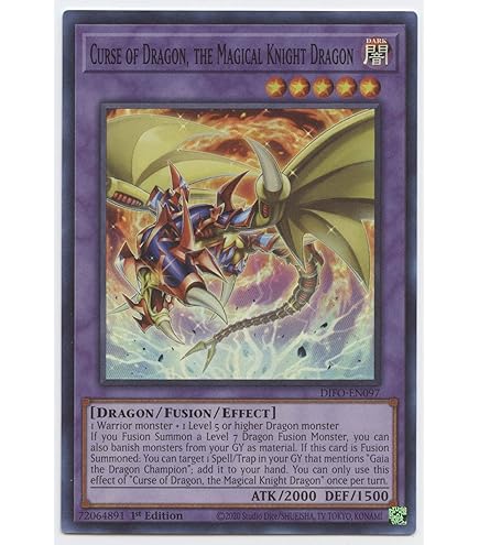 Amazon.com: Curse of Dragon, The Cursed Dragon - LDS1-EN118