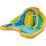 banzai kids inflatable outdoor lazy river adventure water park slide and pool