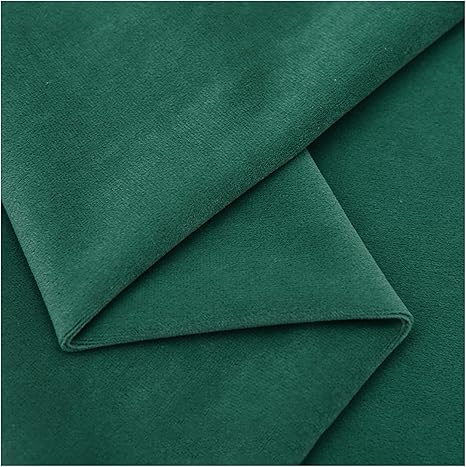 Amazon Co Jp Linliqiao 3ピースセットシアンベルベット生地高級つや消しベルベットシェーディング度90 遮光カーテンとソファ枕 手作りdiy 49 50 51 Size 1 5m 2m Color 霧の緑 ホーム キッチン