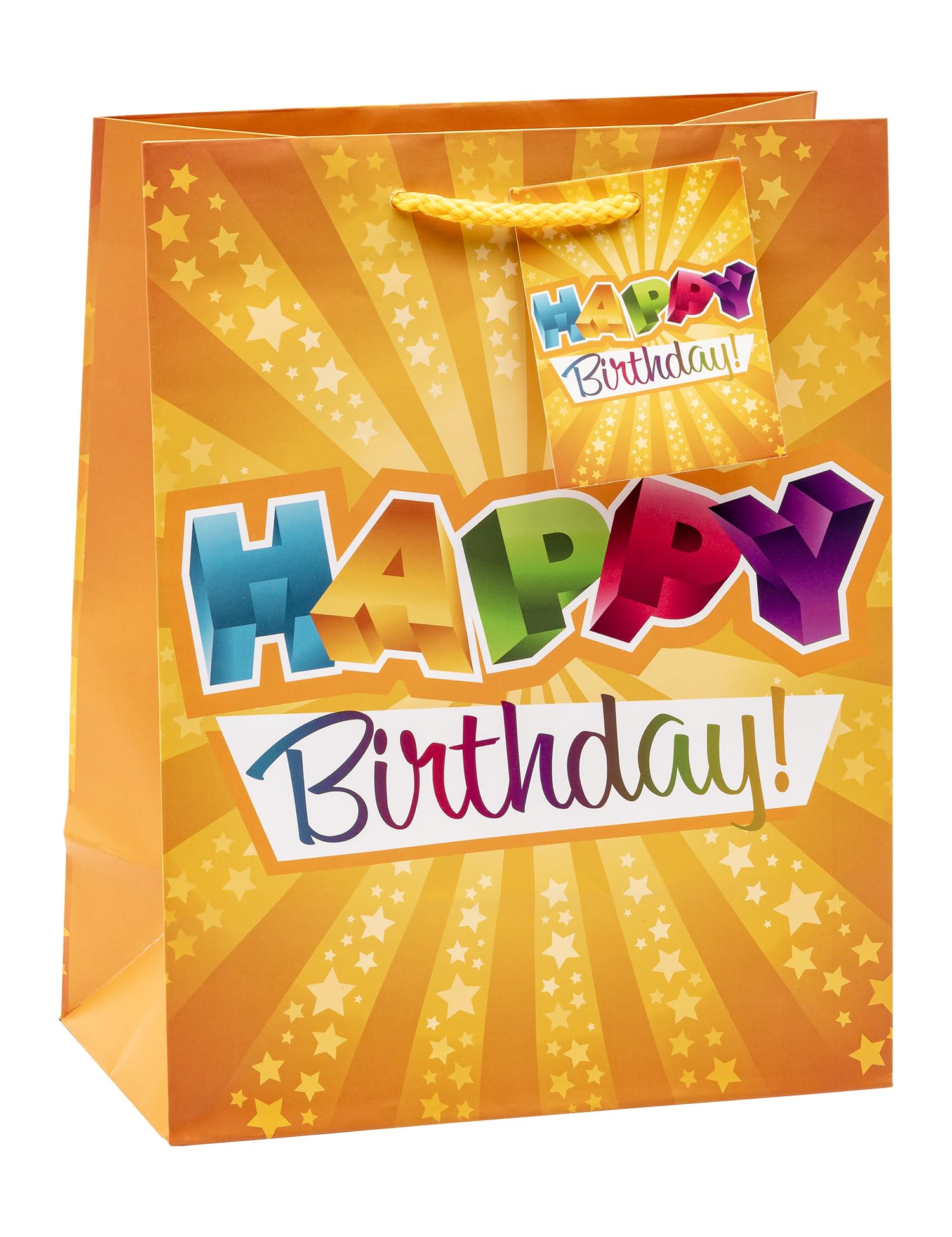 TSI 84014-1 gift bags HAPPY BIRTHDAY, Pack of 3, size: medium (9 x 7 x 4 inch)