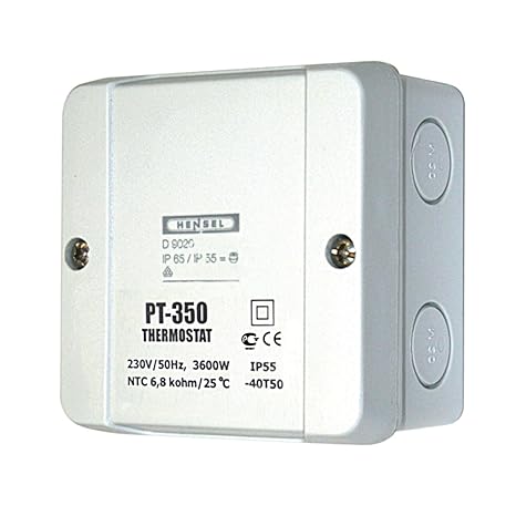 Aufputz PT350 Thermostat-Regler Temperaturregler Wandthermostat Raumthermostat