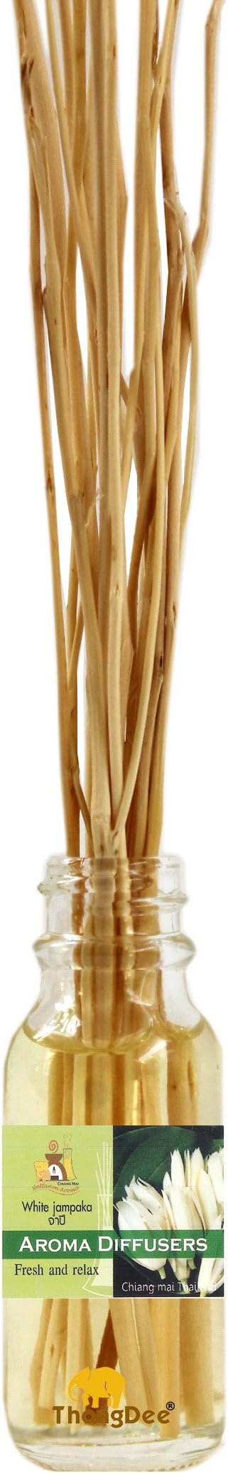 ThongDee Aroma White Champaca Essential Oil Floral Reed Diffuser Oil (30 ml.)