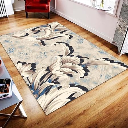 Ommda Tappeti Salotto Soggiorno Moderni Home Stampa 3d Tappeti Soggiorno Pelo Corto Antiscivolo Lavabili Multicolore 160x230cm 9mm