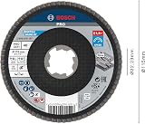 Bosch X571 X-Lock Flap Disc 115 mm G40 for Metal Angled Grinder view 3