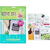 Epielle Home Spa Kit, 6 Relaxation Essentials, Repairing, Soothing, Nourishing & Detoxifying for Radiant Skin, At-Home Spa Kit, Self Care Gifts for Women, Korean Skin Care Set