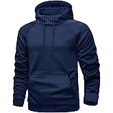 MAGCOMSEN Mens Hoodies Fleece Lined Casual Athletic Sweatshirts Pullover with Kangaroo Pocket