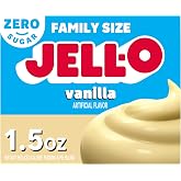 Jell-O Instant Pudding &amp; Pie Filling, 24 ct, Vanilla, 1.5 oz | Sugar-Free &amp; Fat-Free with 1/3 Fewer Calories, Just Mix with Milk &amp; Set in 5 Minutes, Sealed Pouch