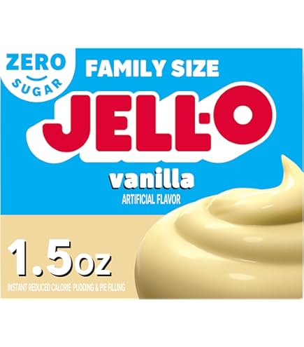 Amazon.com : Jell-O Zero Sugar Instant Pudding & Pie Filling Mix
