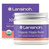 Lansinoh Organic Nipple Butter, 2 Ounces | Nipple Cream, Safe for Breastfeeding Baby, Postpartum Essentials for Mom
