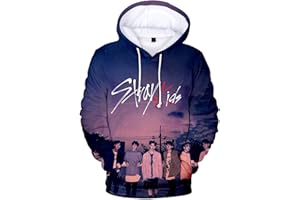 Xkpopfans Kpop Stray Kids Sweatshirt Concert Support Hoodie Felix Hyunjin 3D Print Pullover