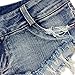 Allonly Women's Sexy Cut Off Destroyed Ripped Micro Stretch Low Rise Mini Denim Shorts Cheeky Jean Short Hot Pants As Picture US 4 Tag M 