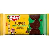 Keebler Fudge Mint Delights, Mint Cookies Dipped in Fudge, 10 Oz | Mint chocolate-y cookies dunked in fudge, the perfect sweet treat for dessert or sharing or lunch boxes