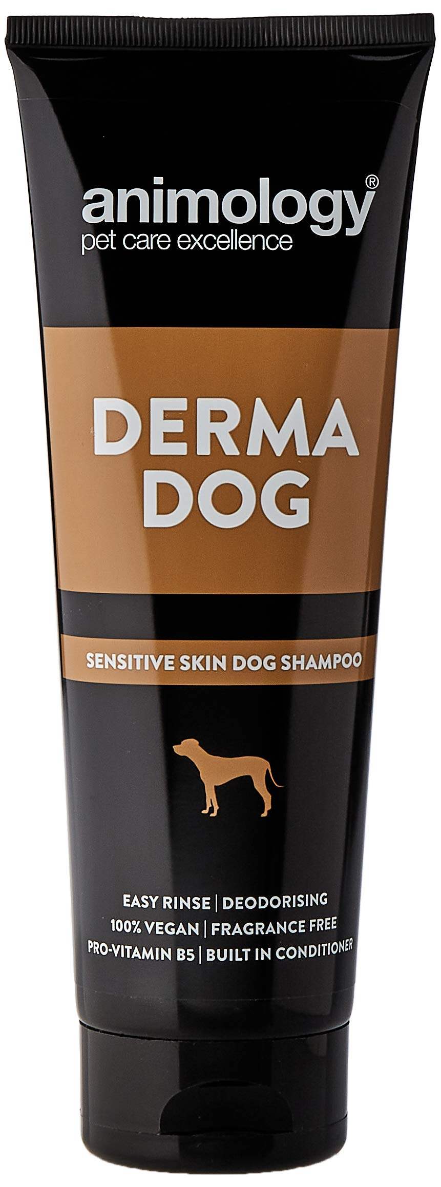 Animology Derma Dog Fragrance Free Mild Dog Shampoo, Twin Pack, 250ml