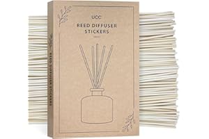 UCC 200PCS Reed Diffuser Sticks, 10 Inch Natural Rattan Sticks for Essential Oil, Premium Scented Oil Sticks, Aroma Replacements Refill Sticks for Aromatherapy, Home Fragrance, and DIY Crafts