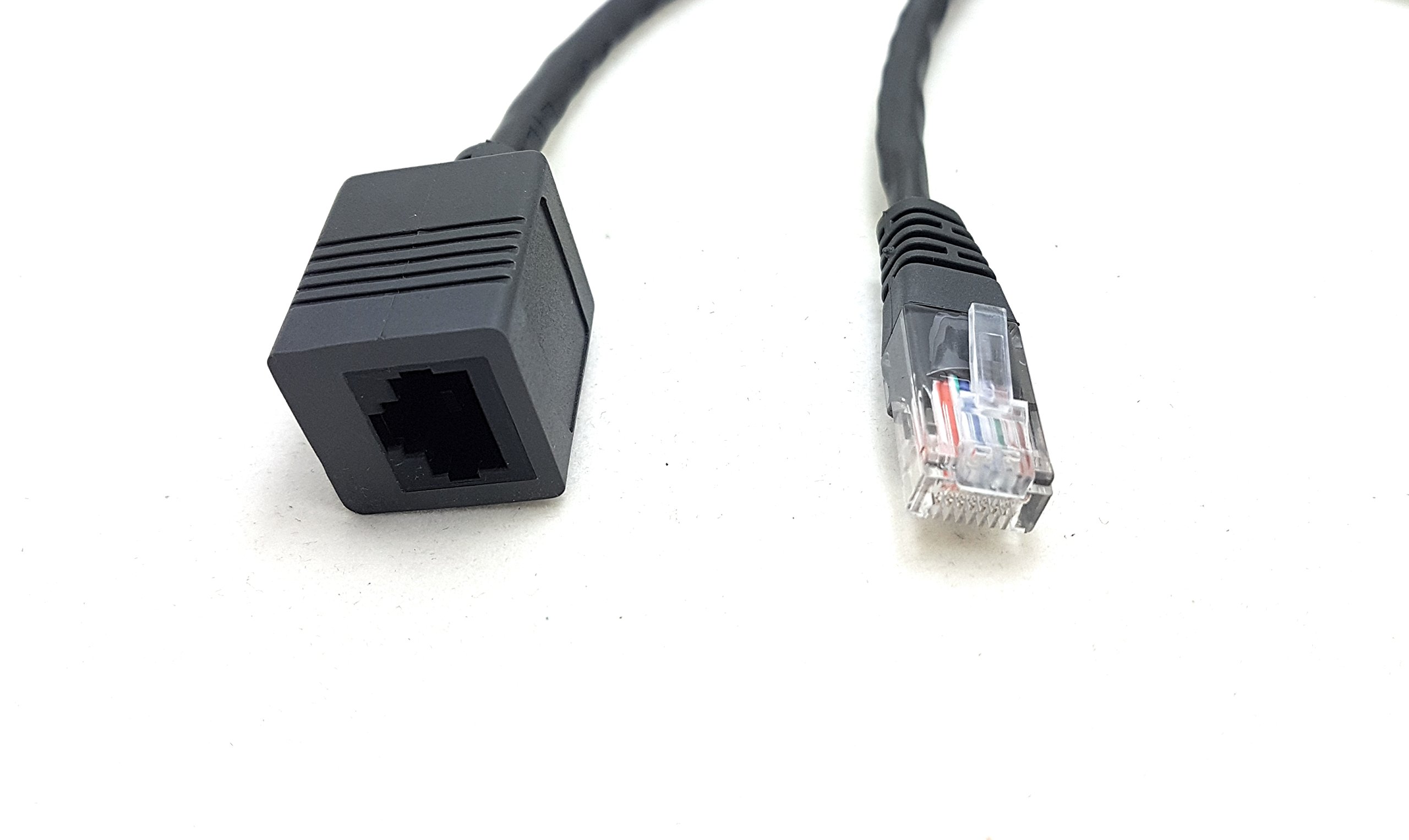 MainCore 10m Long RJ45 to CAT5E LAN Network Ethernet Extension Extender Patch Cord, Cable/Plug to Socket/Male to Female