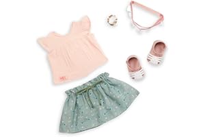 Our Generation - All Aflutter - Fashion Outfit - Butterfly Charm Bracelet - 18-Inch Doll Clothes - Pretend Play - Toy for Kid