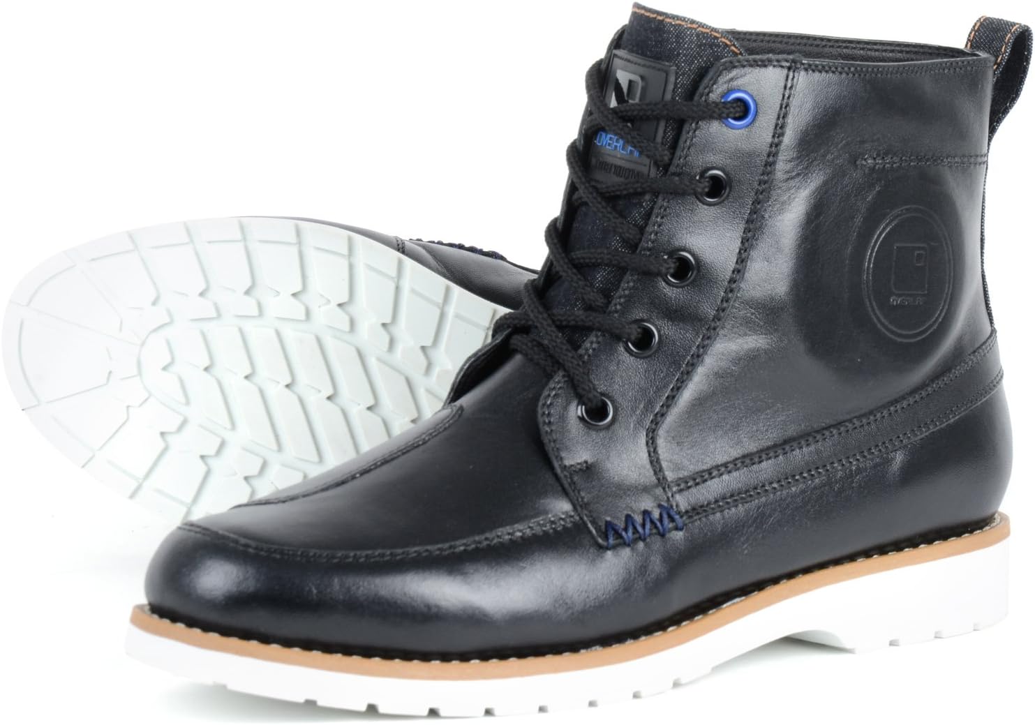 chaussure moto marron