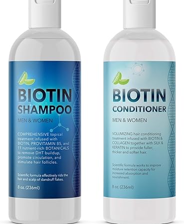 Amazon Maple Holistics ビオチンシャンプーとコンディショナーヘアトリートメント 天然ホホバオイルアルガンオイルシーバックソーンとの健康的な長い髪 Maple Holistics シャンプー コンディショナーセット 通販