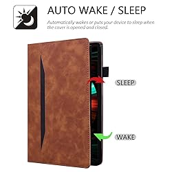 Dteck Premium PU Leather Case for Galaxy Tab