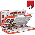 TiMOVO 48 Game Card Case for Nintendo Switch OLED 2021/Switch/Switch lite, 48 Game Holder Cartridge Case for Switch Game Cards and 24 SD Cards, Compact & Portable Game Storage Case Box, Circle