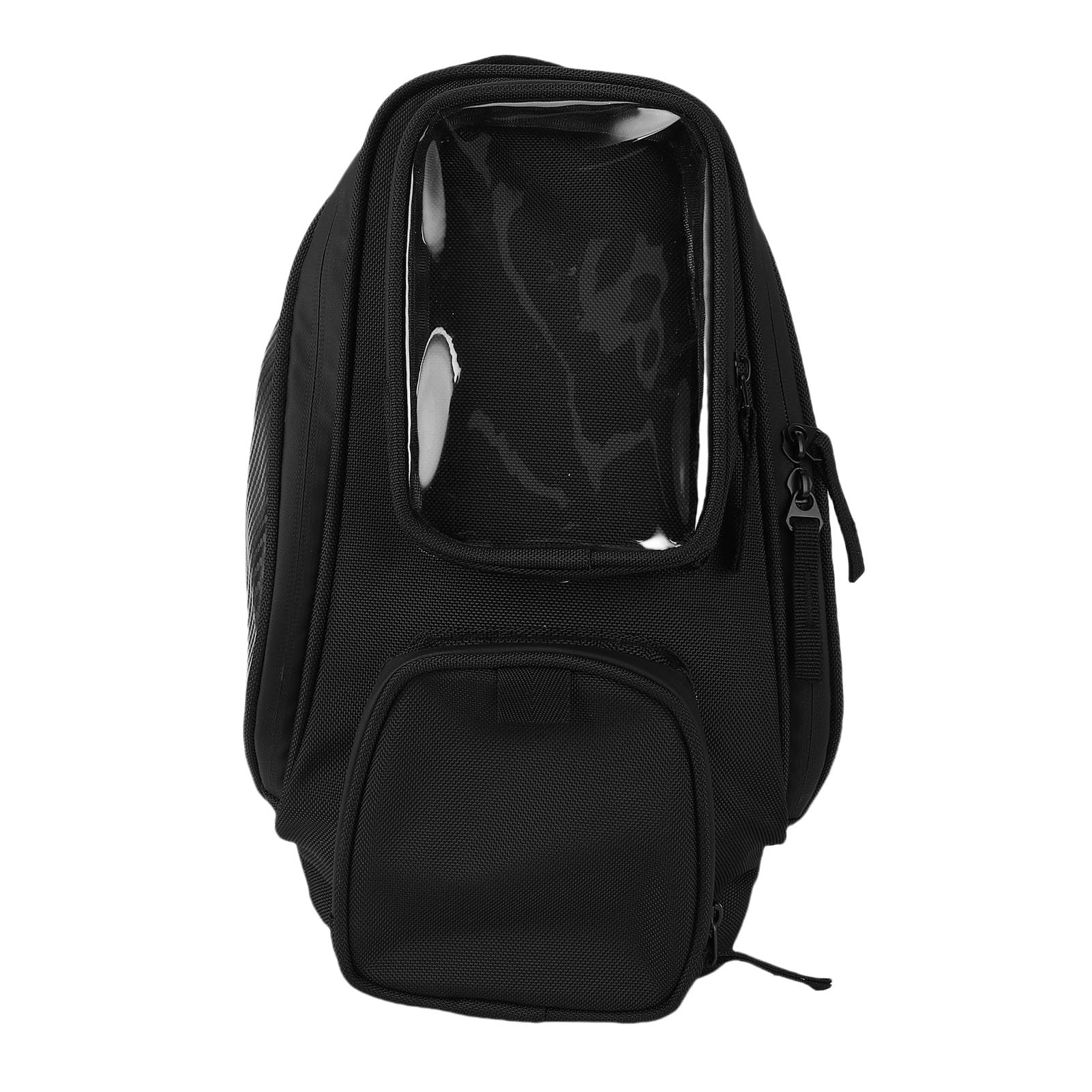 Motorcycle Tank Bag Magnetic Backpack, Universal Motorbike Tank Bag Strap Mount with Strong Magnetic, Riding Oil Fuel Tank Bag Waterproof Oxford Saddle Black