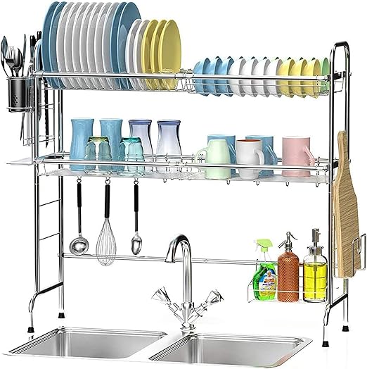 over sink dish rack amazon