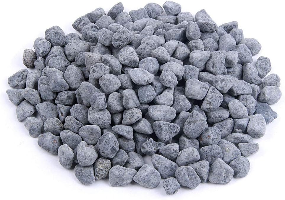 Rocks for Plants, Succulents, Fairy Garden Big 3lb Bulk Bag – 10-15mm Tumbled Crushed Natural Black Stone Pebbles for Decorating Bonsai Trees, Zen Garden, Succulent Plants