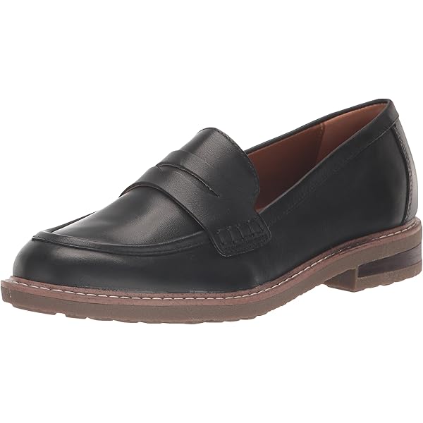 Amazon.com | SoftWalk Women's Walsh Loafer Flat, Black Croco, 6