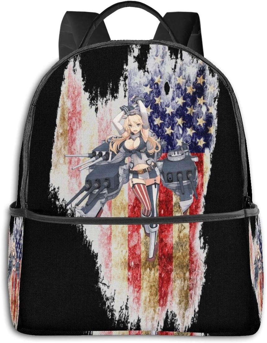 Anime & Kancolle - Iowa Classic Student School Bag School Cycling Leisure Travel Camping Outdoor Backpack