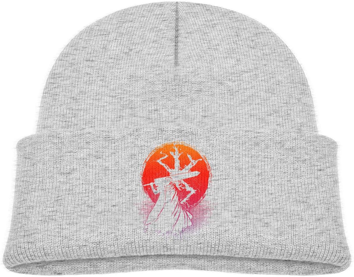 MUPTQWIU Berserk Guts Children's Beanie Hat Cap Cuffed Knit Beanie Hat Gray