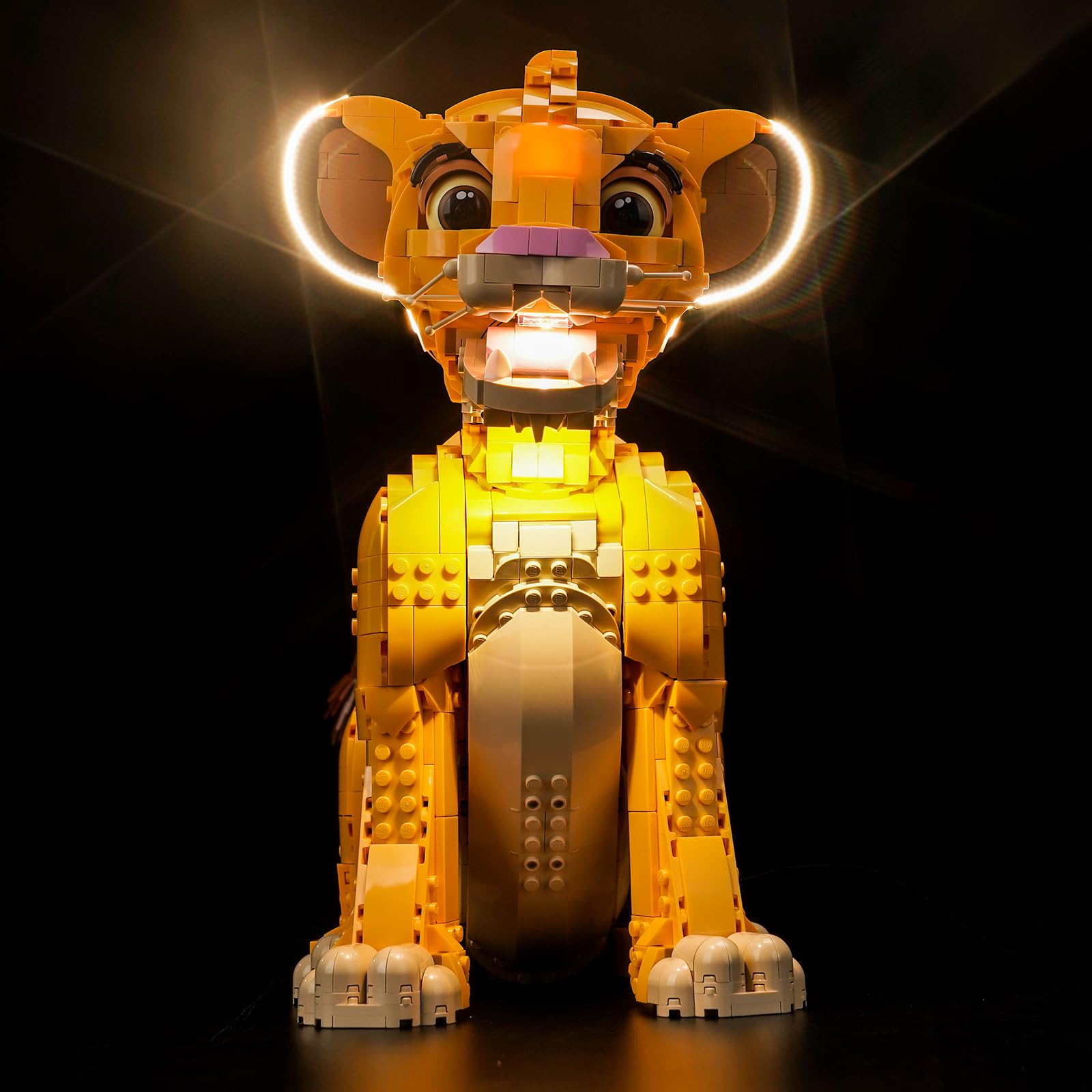Led Licht Set für Lego 43247 Disney Simba der Junge König der Löwen (Kein Lego), Dekorationsbeleuchtungsset für Lego Young Simba The Lion King Kreative Spielzeug - Standard Version 2